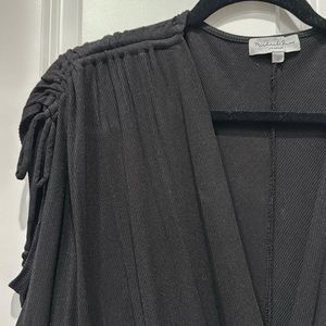 3 for $15! Black Michael Stars faux wrap tank, size small